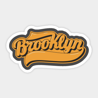 New York Brooklyn - Brooklyn Schriftzug - Brooklyn Logo Sticker